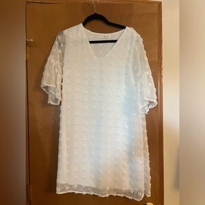 Blooming Jelly White Dress
